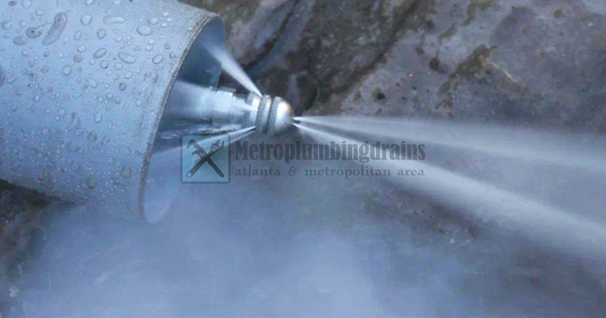 Hydro Jet Sewer line cleaning