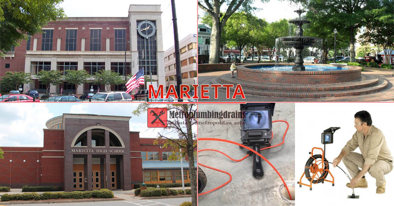 Sewer and Drain Camera Inspection in Marietta, Georgia, US