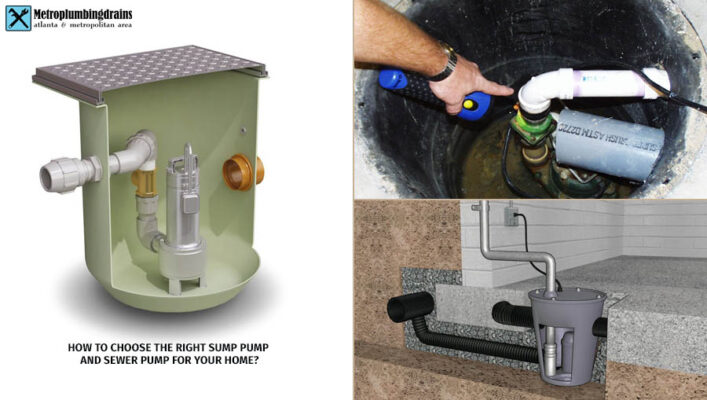 Emergency plumbing services; sump pump; sewer pump