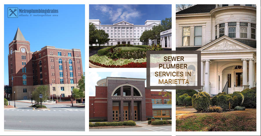 sewer line plumber in Marietta; main water line plumber in Marietta, GA