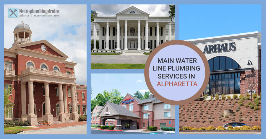 Main Water Line Plumbing Services in Atlanta Metro Area - Alpharetta, Georgia
