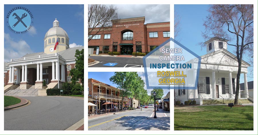 Roswell GA sewer camera inspection services; Emergency Plumbing Services