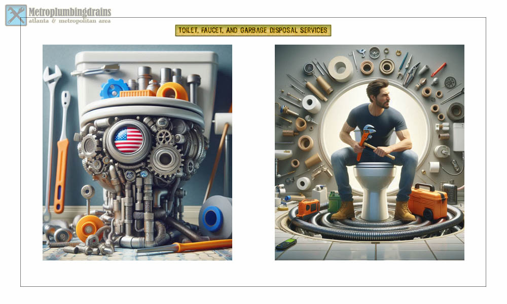 Professional plumber services for toilets, faucets, and garbage disposal services in Atlanta (GA) and the Metropolitan Area